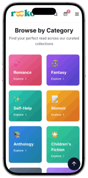 Browse by category on the REKO app